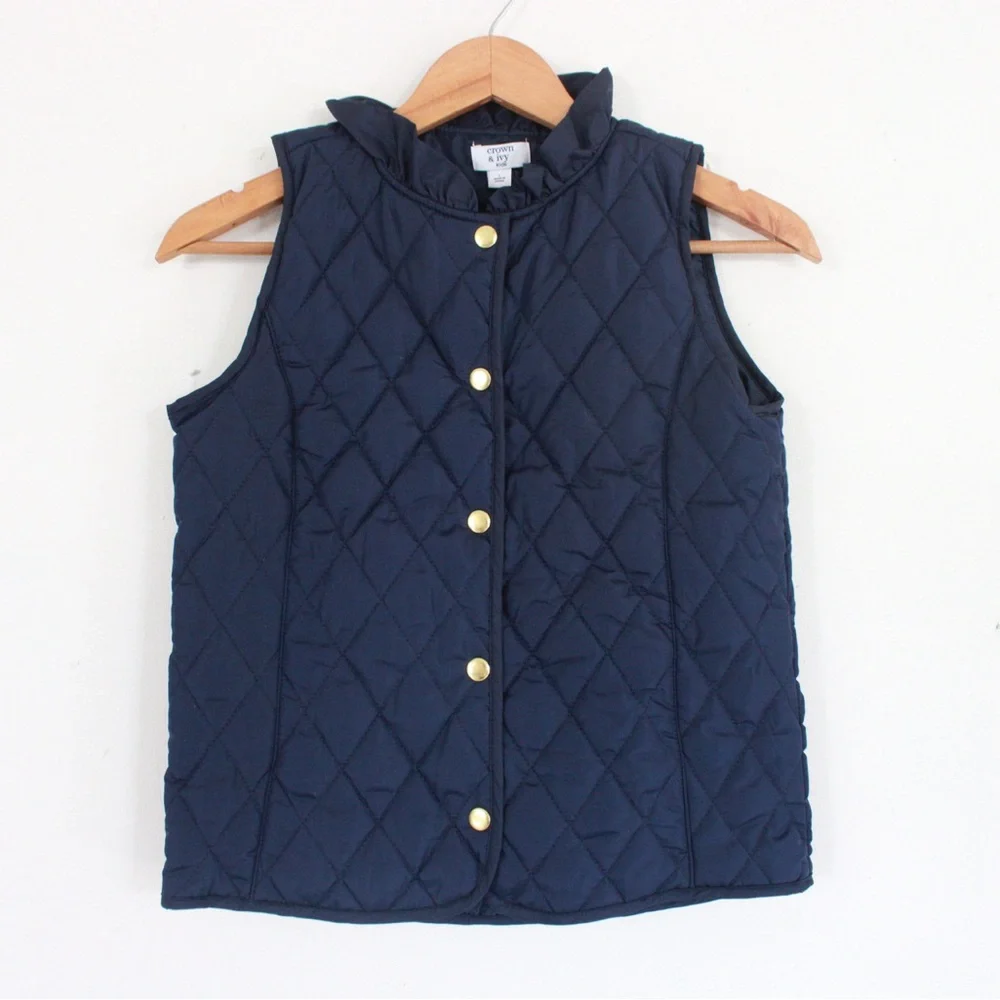 Crown & Ivy Girls Puffer Vest